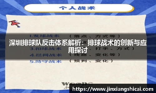 深圳排球队反击体系解析：排球战术的创新与应用探讨